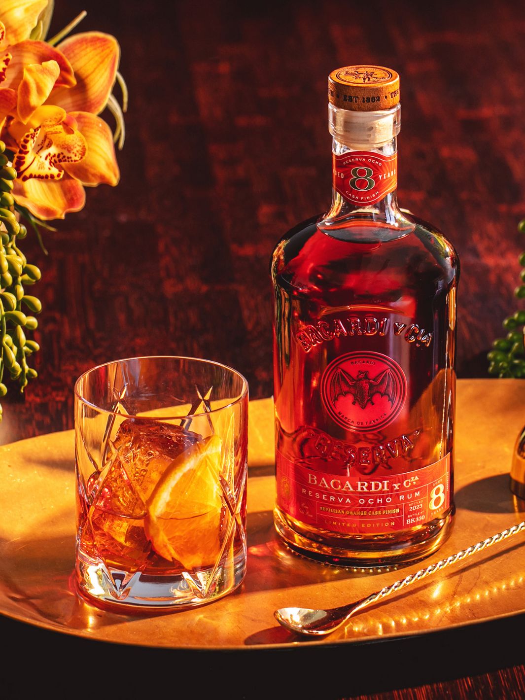 BACARDÍ RESERVA OCHO SEVILLIAN ORANGE CASK FINISH