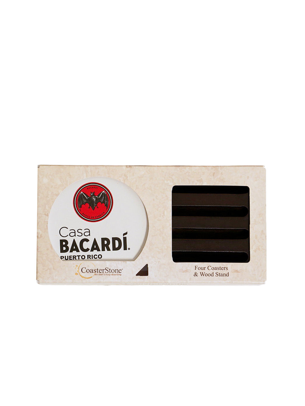 BACARDÍ Stone Coaster Set of 4 – CASA BACARDÍ