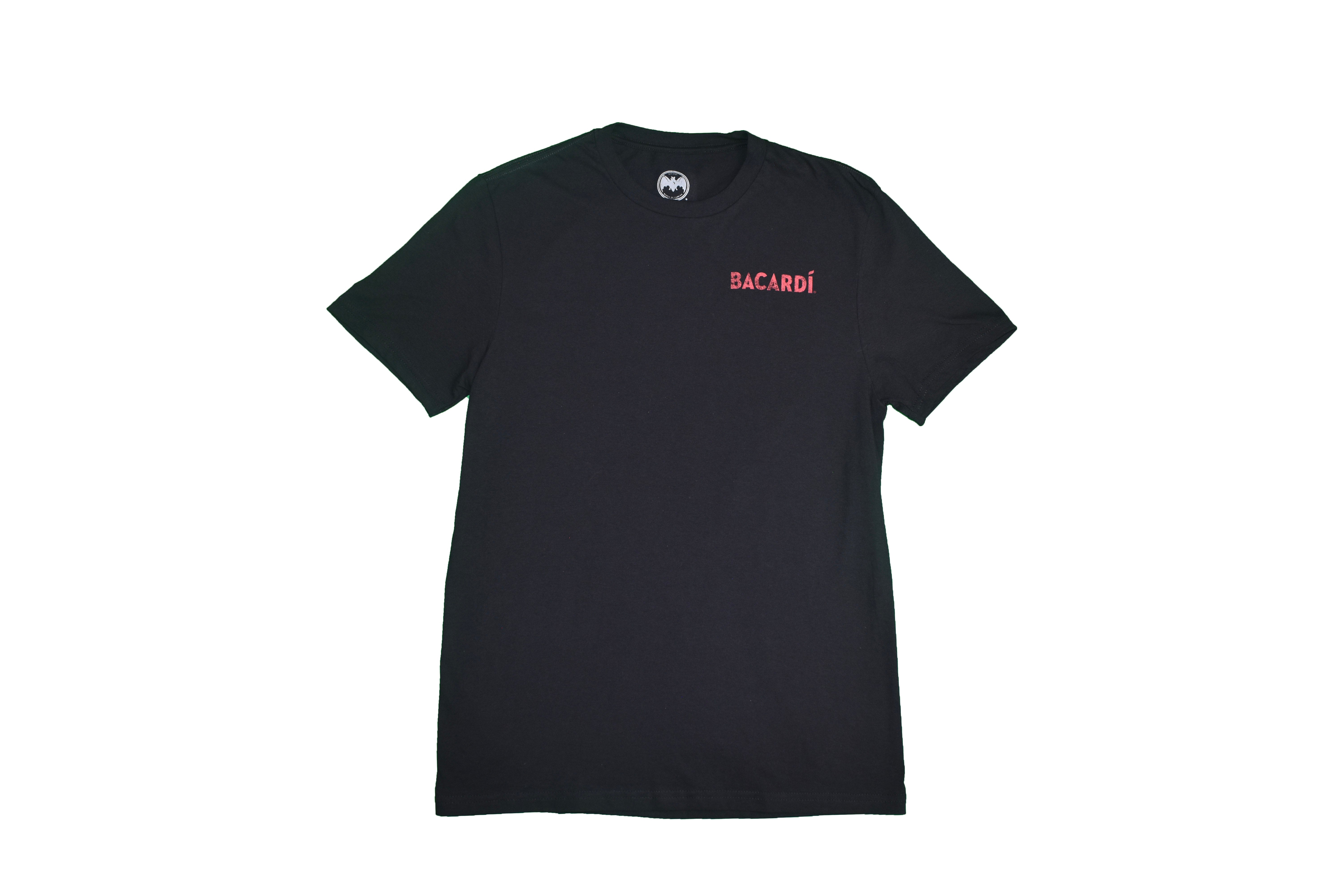 Distressed Black T-Shirt – CASA BACARDÍ