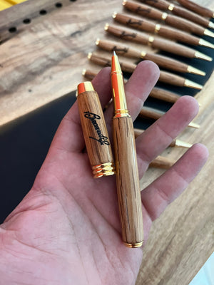 Executive Barrel Wood Pen